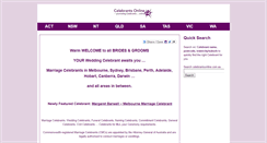 Desktop Screenshot of celebrantsonline.com.au